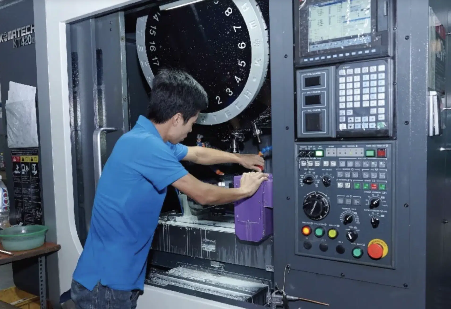 Billet Triple Clamps Process