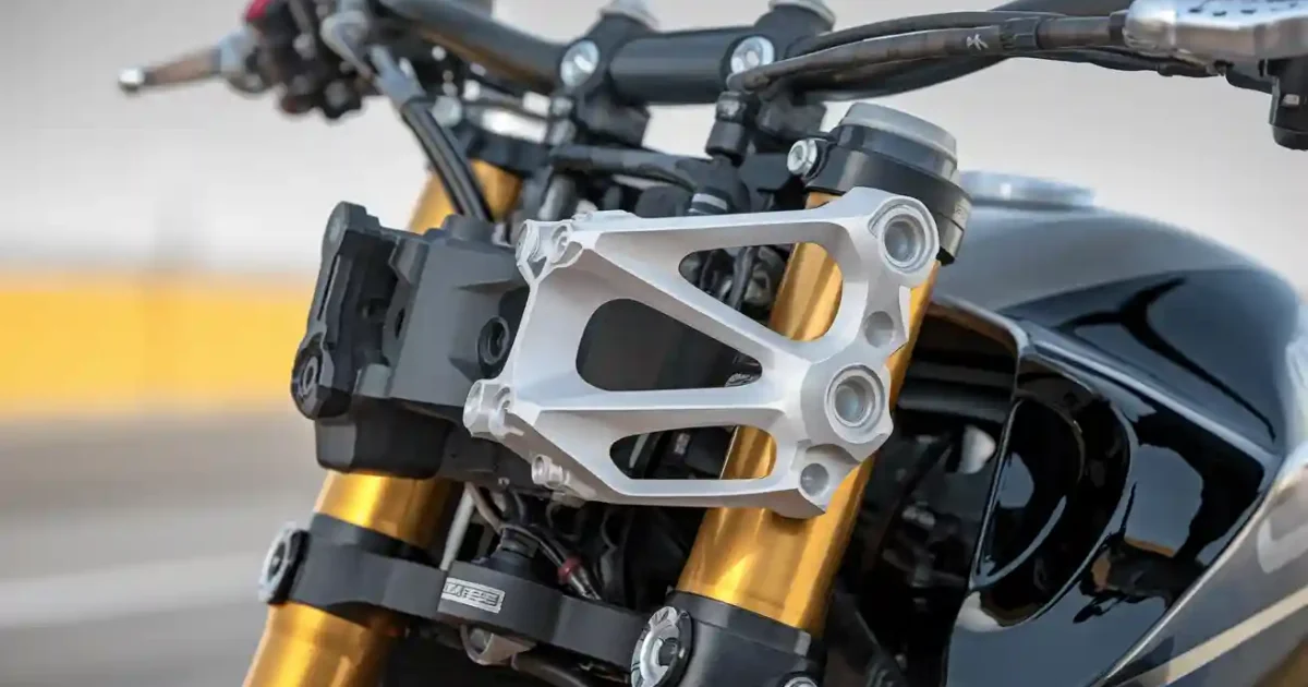 Custom CNC Machined Triple Clamps for Racing Motorcycles